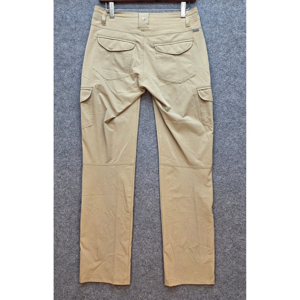 KUHL Splash Roll-Up Cargo Pants Womens 4 Regular Khaki Excellent Hiking Utility - Picture 2 of 15